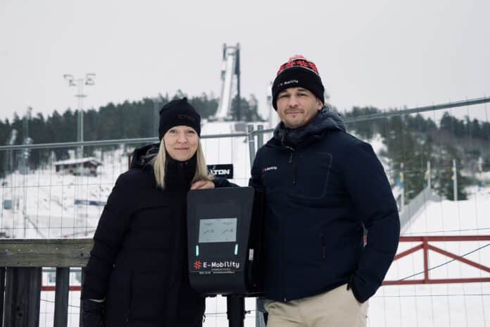 CTEK & Kalema pop-up EV charging installation