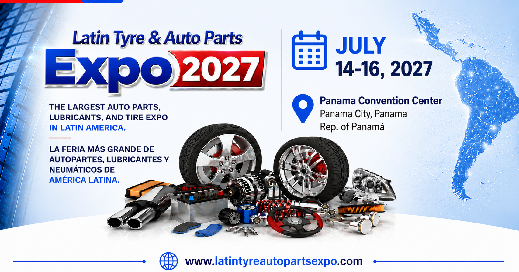 Latin Tyre & Auto Parts Expo 2027