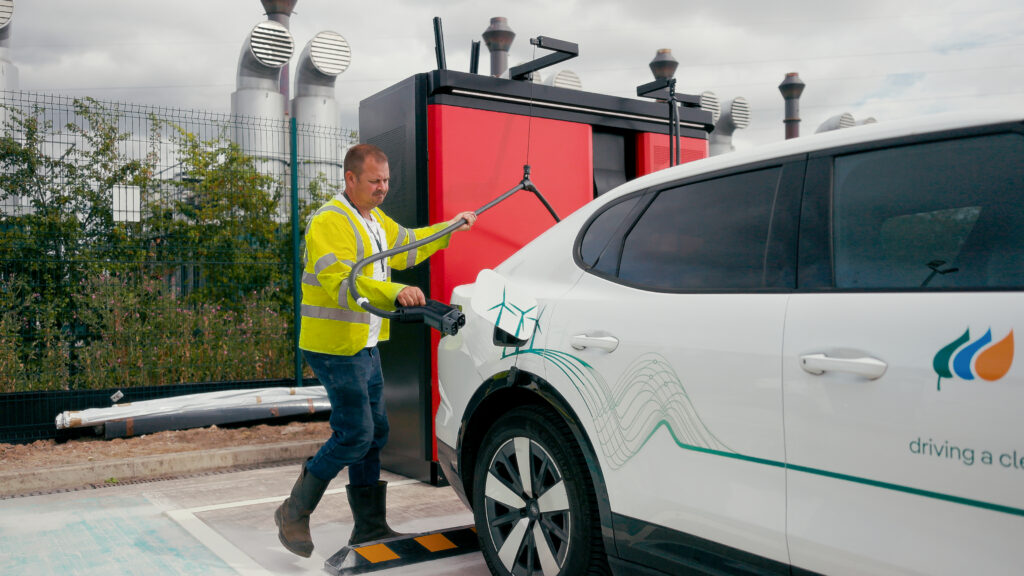 TUAL installs PowerUp EV charger technology across key SP Energy Networks sites in first UK roll-out