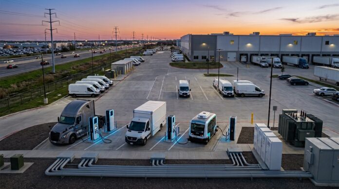 commercial fleet ev charging infrastructure